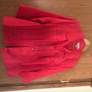 3/4 sleeve hot pink jacket